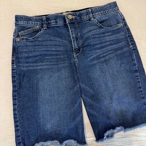 Democracy Indigo Denim Shorts